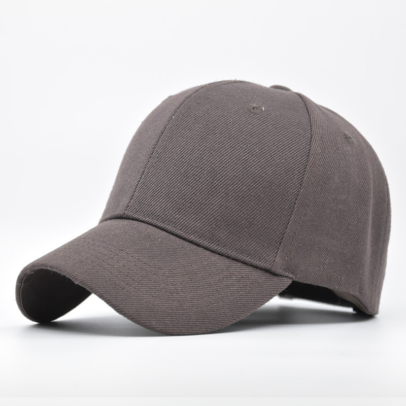 Solid Baseball Cap Street Retro Cap Sun Visor