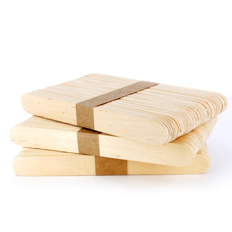 400 Count Natural Wooden Wax Sticks for Precise Hair Removal and Smooth  Skin - Perfect for Spa and Home Use