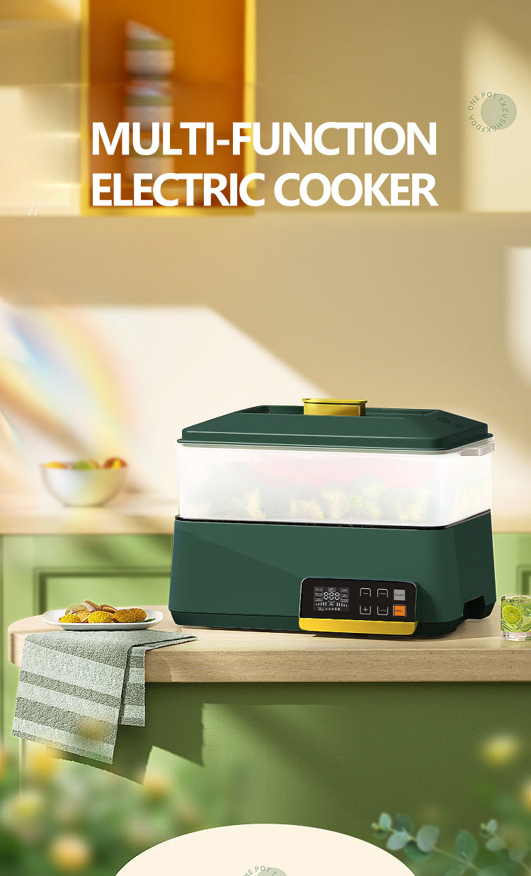 Multi functional Electric Cooker With Intelligent Timer And - Temu