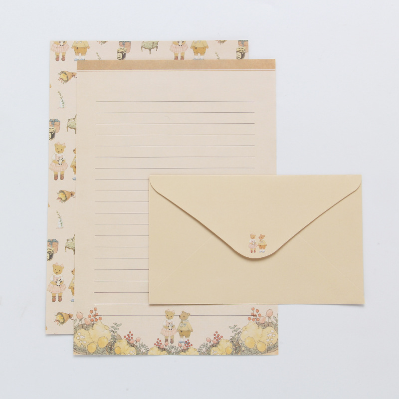 Stationery Paper And Envelope Set Contains Letter Paper And