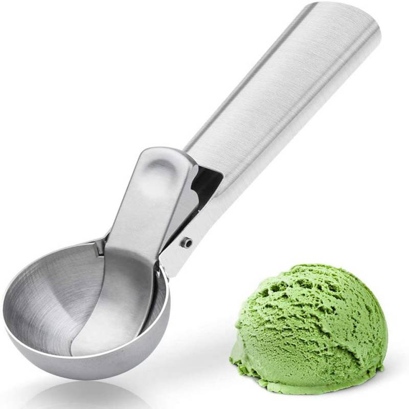 1PCS 7.5inch Ice Cream Scoop, Premium Stainless Steel Ice Cream Scooper,  Heavy Duty Metal Icecream Scoops Spoon, Perfect for Frozen Yogurt Gelatos  Sundaes Fruit Cookie Dough, Sorbet