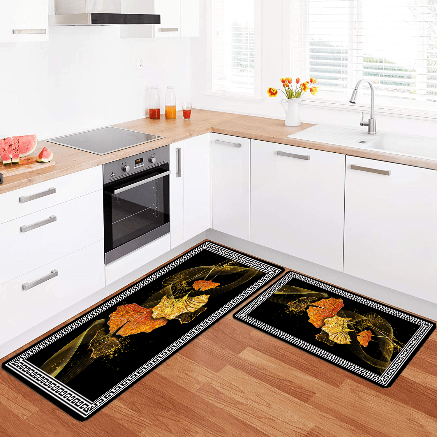 Kitchen Mat, Kitchen Carpet Cushion, Kitchen Decoration Water Absorption  And Anti-skid Kitchen Carpet - Temu