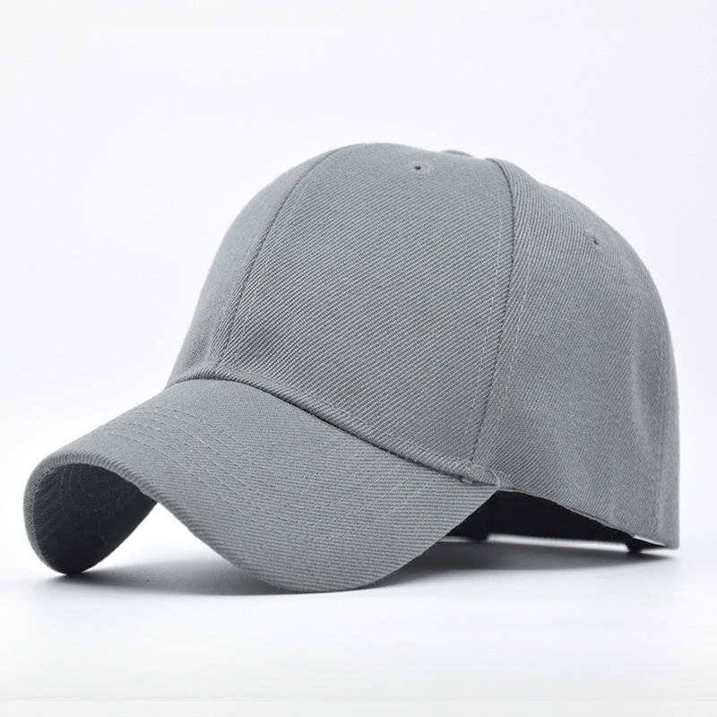 Solid Baseball Cap Street Retro Cap Sun Visor