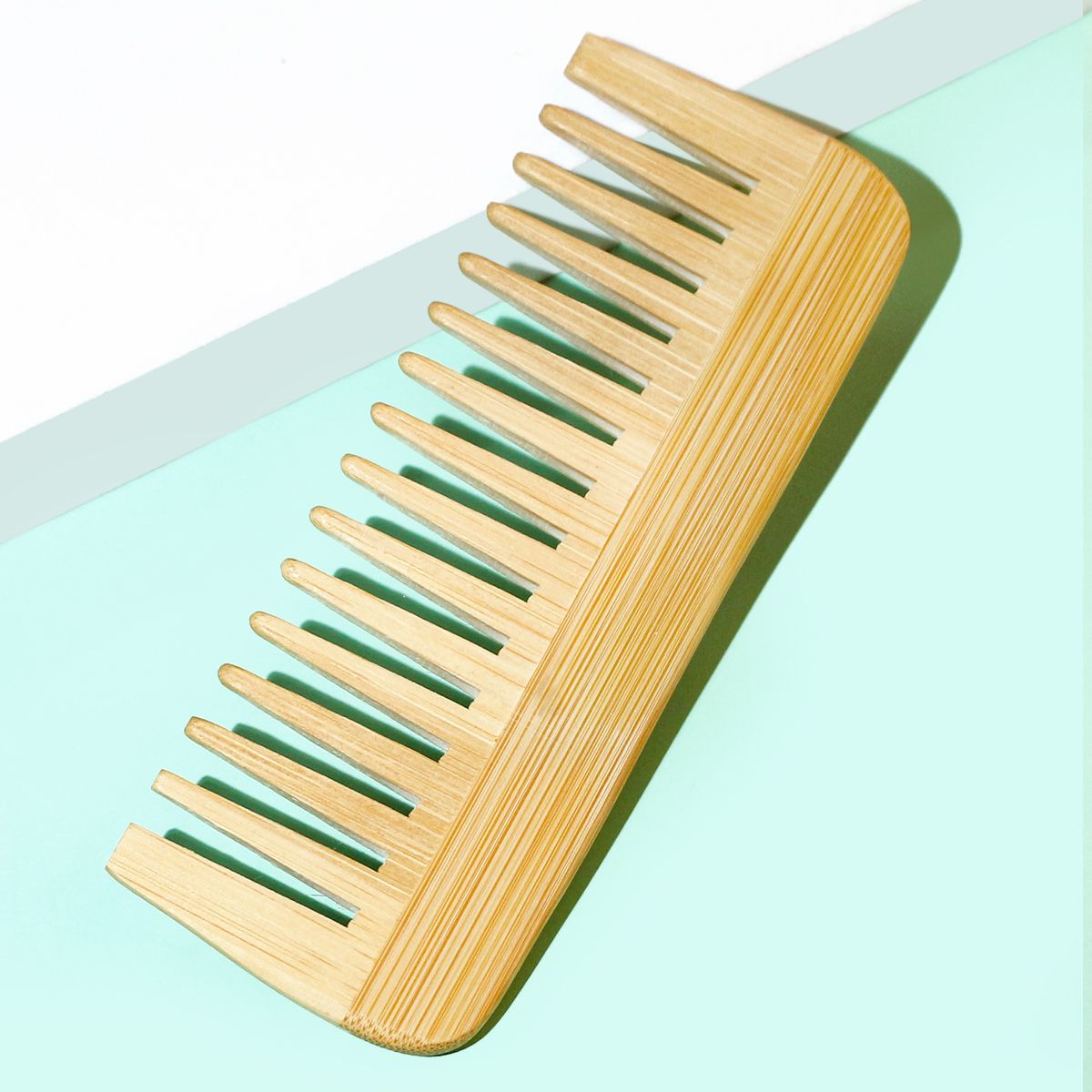 Natural Bamboo Wooden Hair Comb For Women And Men Eco Friendly Wide Tooth  Comb Detangling Curly Hair And Beard Comb For Men | High-quality &  Affordable | Temu