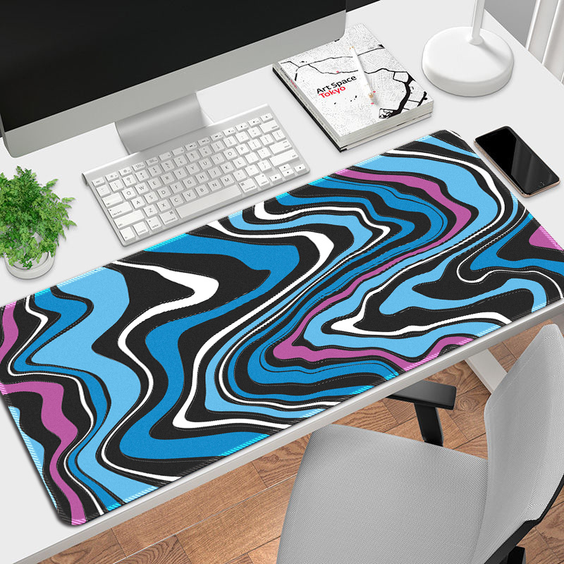 Texture Gaming Mouse Pad Xxl Large Rubber Gamer Art Table Pc - Temu