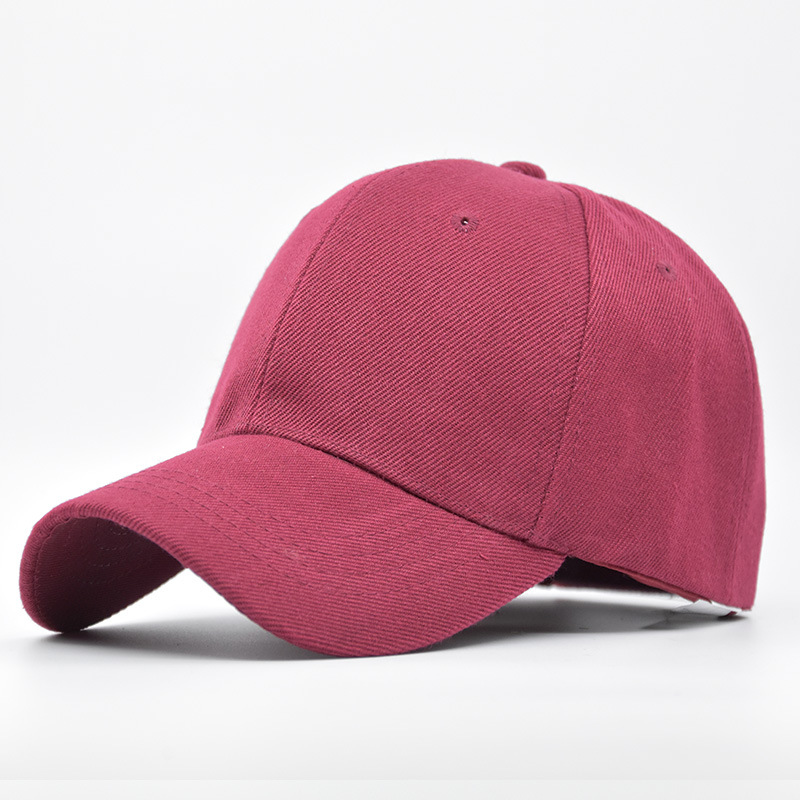 Solid Baseball Cap Street Retro Cap Sun Visor