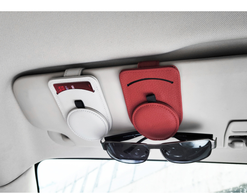 Upgrade Car A Universal Car Visor Sunglasses Holder Car - Temu
