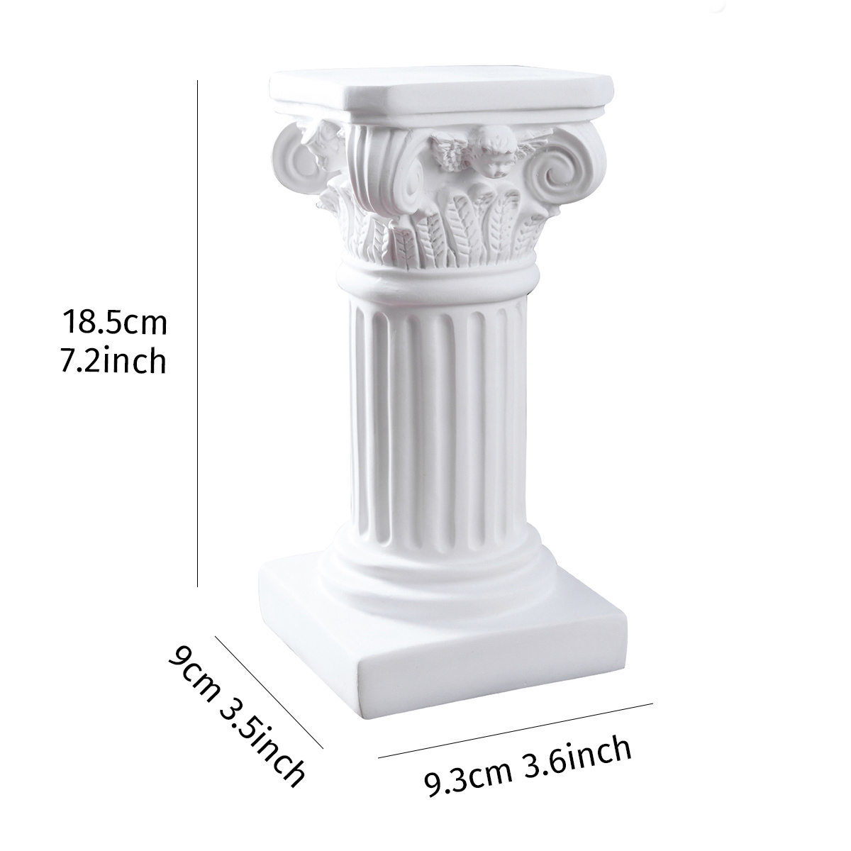 Mini Simulation colonnes romaines bougie artificie – Grandado