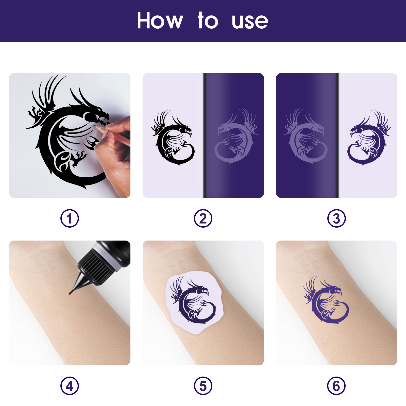 15 Sheets Thermal Tattoo Stencil Paper 4 Layers Diy Tattoo Tracing