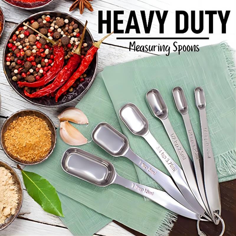 Stainless Steel Seasoning Spoon Scale Measuring Spoon Square - Temu