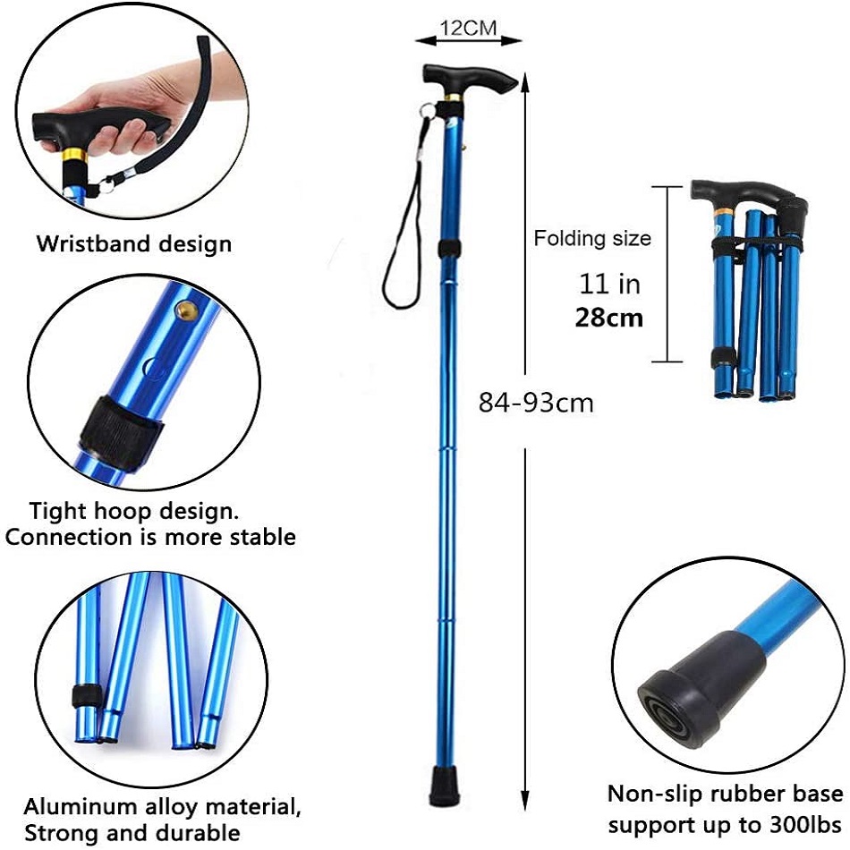 Collapsible Walking Poles Trekking Poles Telescopic Adjustable Retractable  Cane Outdoor Walking Stick Aluminum Alloy Fishing Backpacking Crutch  HKD230804 From Yanqin10, $18.65