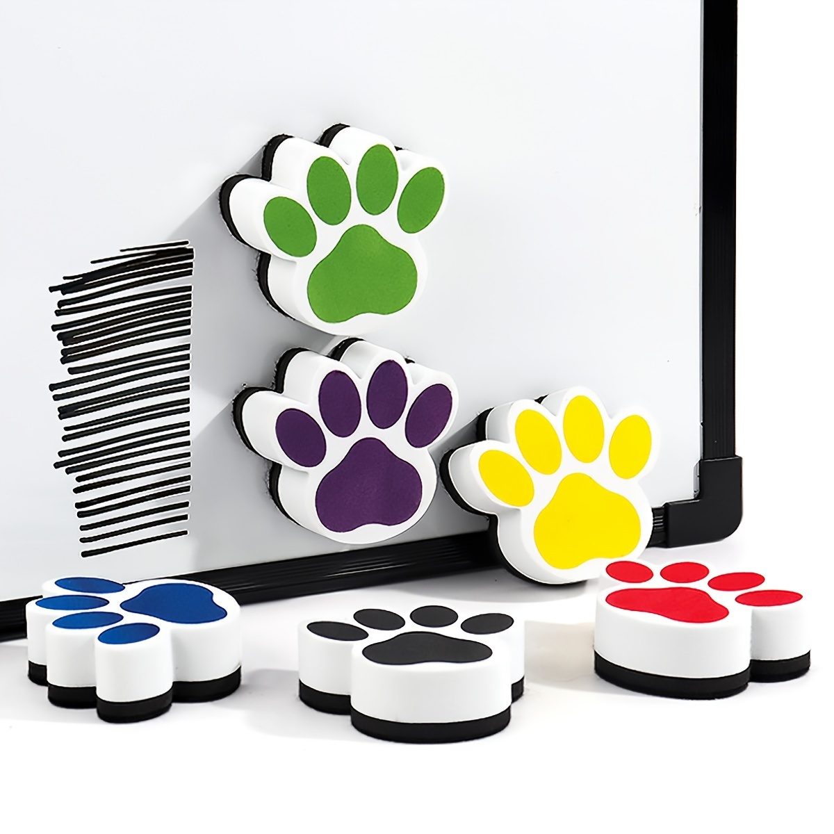 Cartoon Dog Footprints Magnetic Eraser for WhiteBoard Dry Eraser