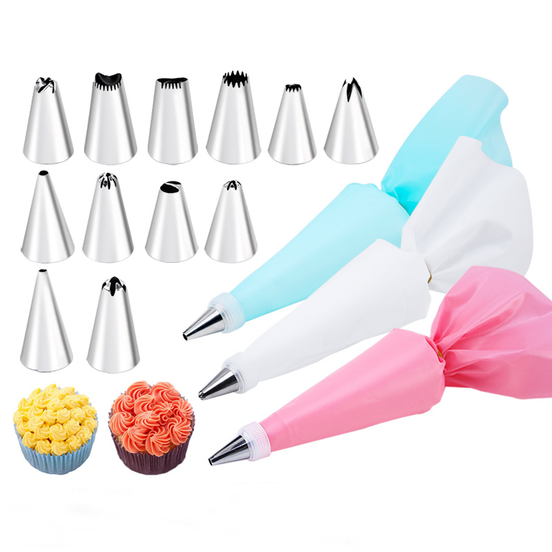 Set Cream Nozzles Pastry Tools Accessories For Cake Decorating ...