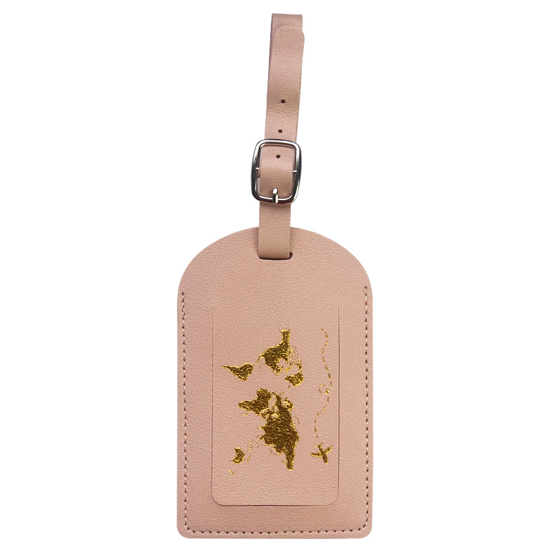 Fashionable And Simple Pu Leather Luggage Tag]leather Luggage Tag