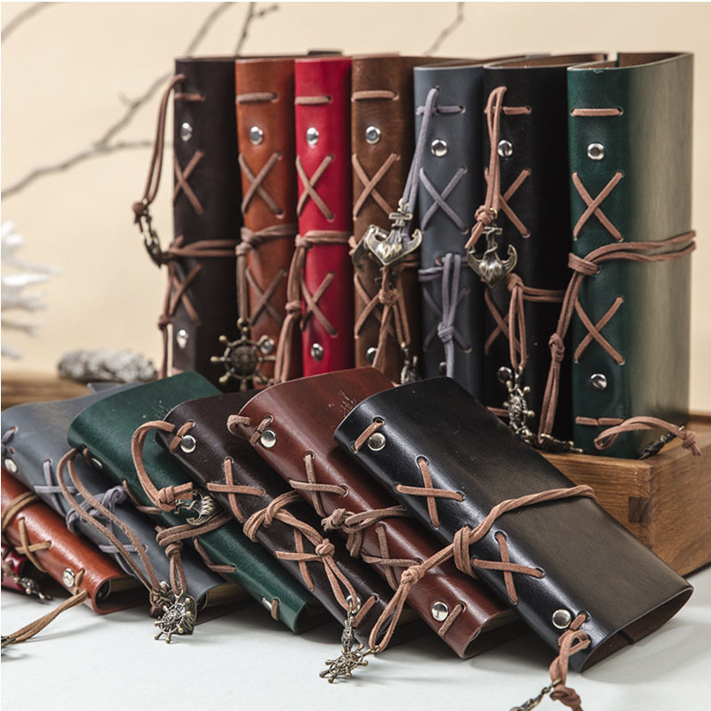 Vintage Charm Spiral Ring Binder Diary Journal Notebook Temu