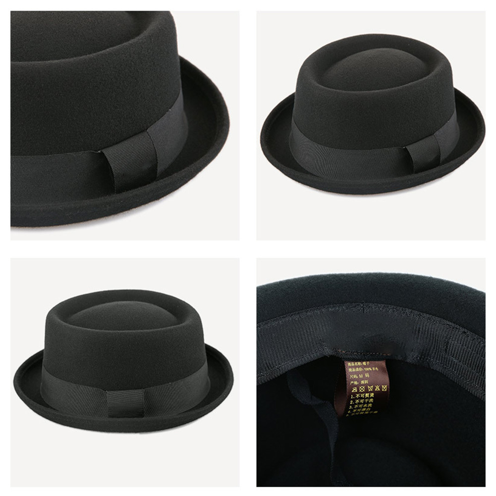 Sombrero Vintage Hombre, Sombrero Ala Ancha, Sombrero Fedora Plano