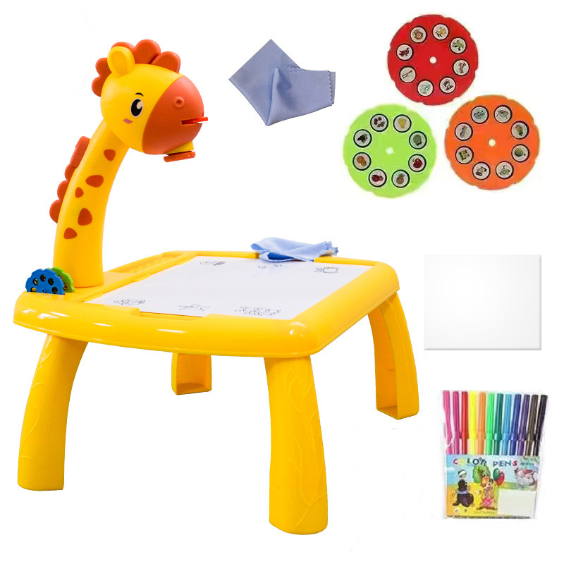 Mini Table Paintings For Children Smart Giraffe Style - Temu