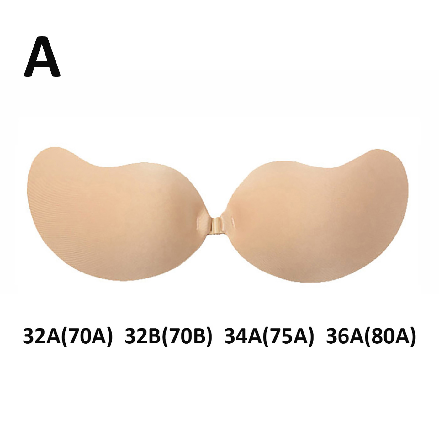 DODOING Silicone Bra Adhesive Bra Strapless Sticky Invisible Push up  Silicone Bra for Backless Dress with Nipple Covers Black 