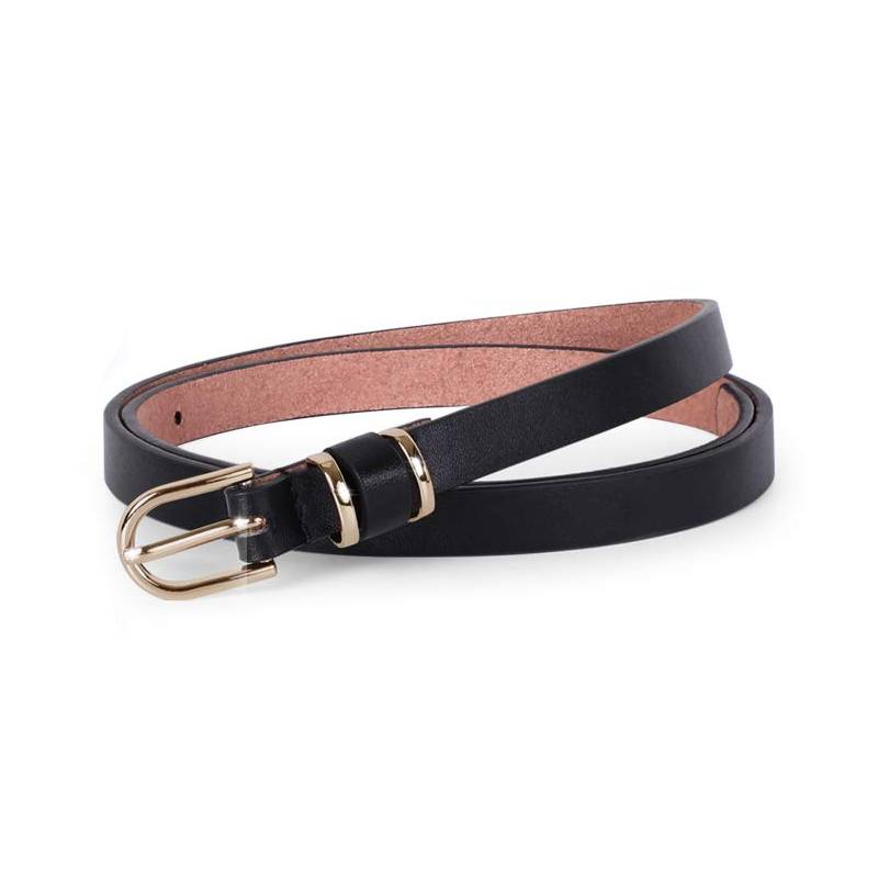 Elastic Thin Casual Belt Women Pu Leather Waist Belt Double - Temu