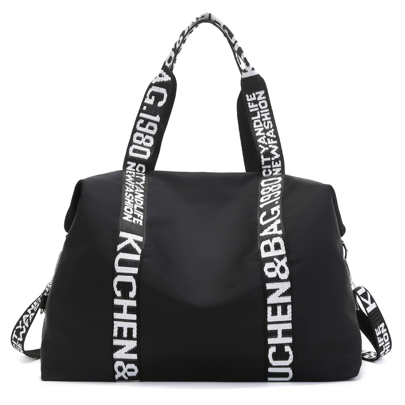 Crossbody Bag Women's Wide Strap Handbag Shoulder Bag Removable Shoulder  Strap-Black