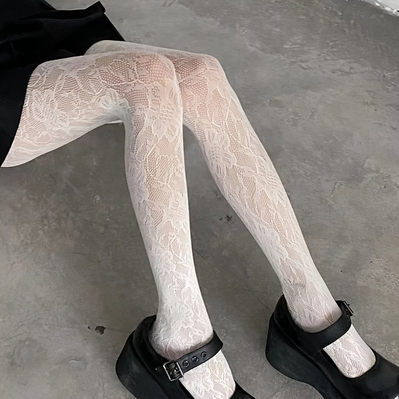 Bow Pattern Pantyhose, High Waist Semi-sheer Footed Pantyhose, Women's  Stockings & Hosiery - Temu Austria