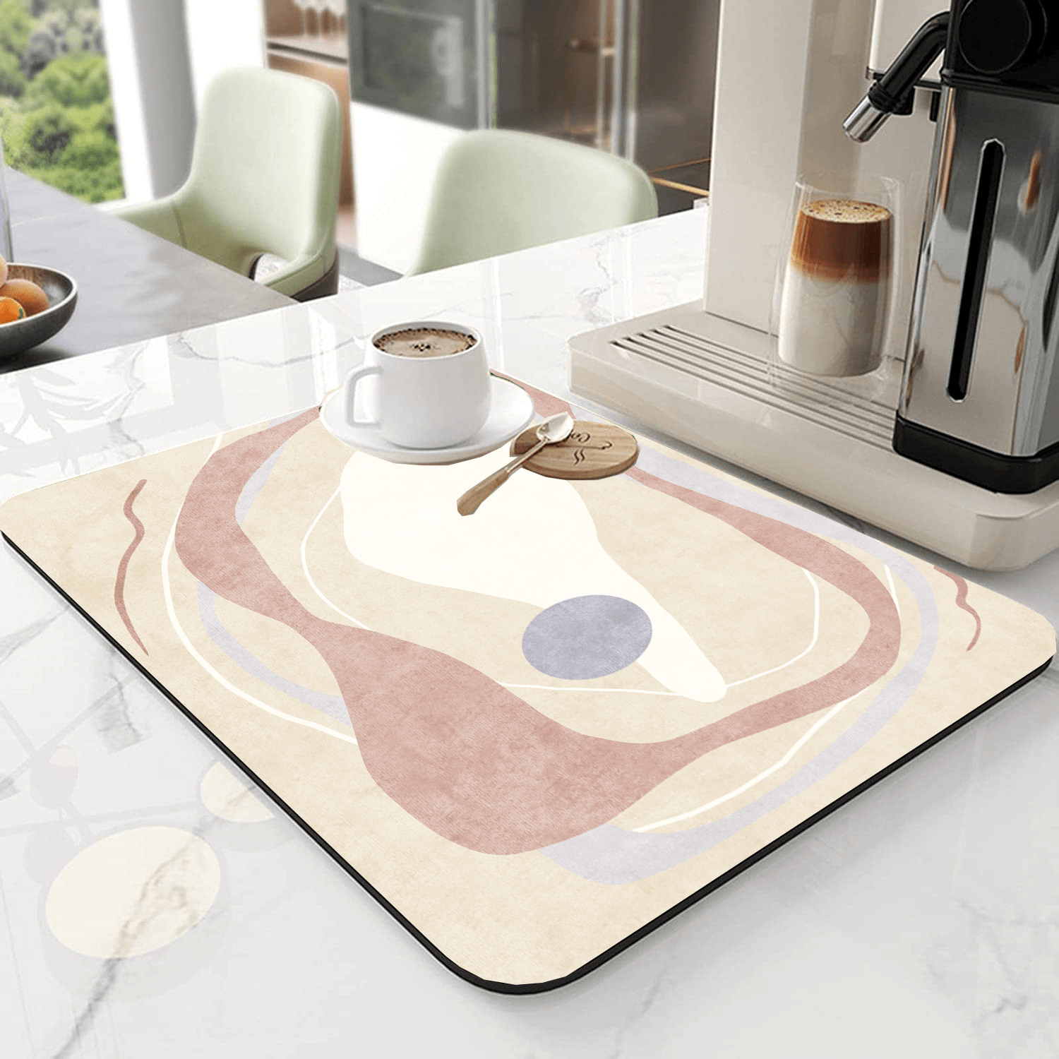 Coffee Mats Coffee Bar Accessories Absorb Hiding Stains Temu