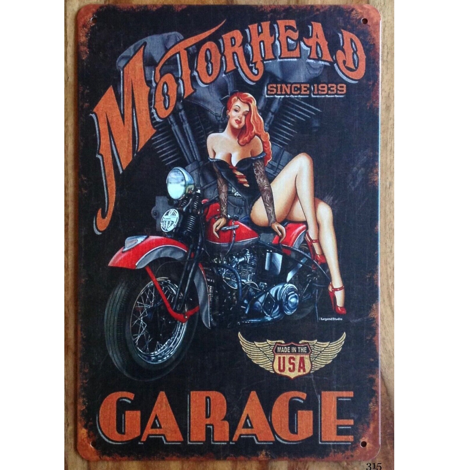 Motorhead Garage Thermometer 