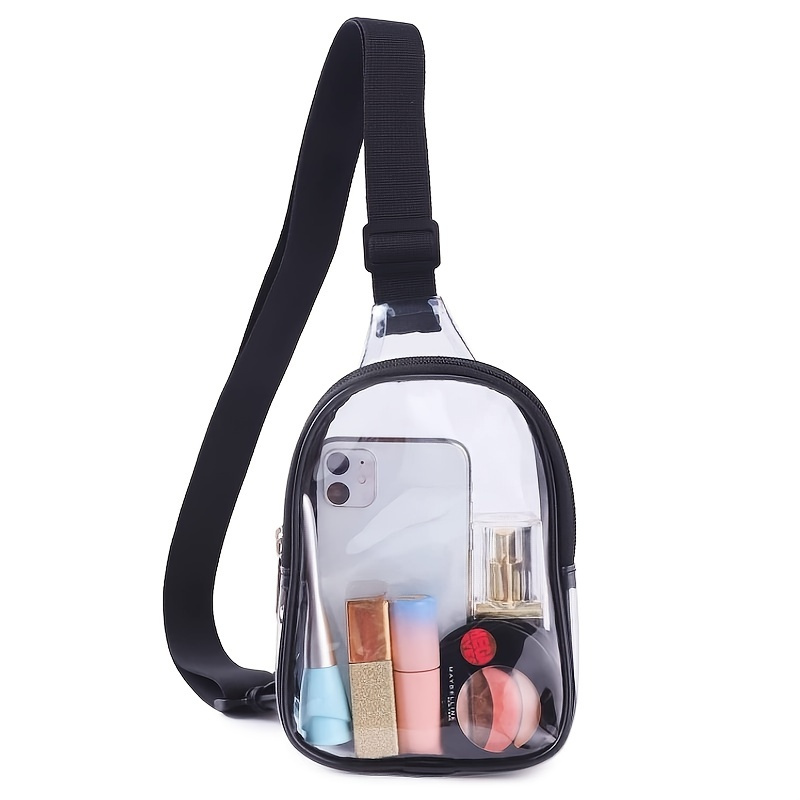 Clear Sling Bag Pvc Crossbody Shoulder Bags Transparent Casual Chest Phone  Pouch For Women Men Perfect For Hiking Stadium Work Or Concert | Fruugo PT