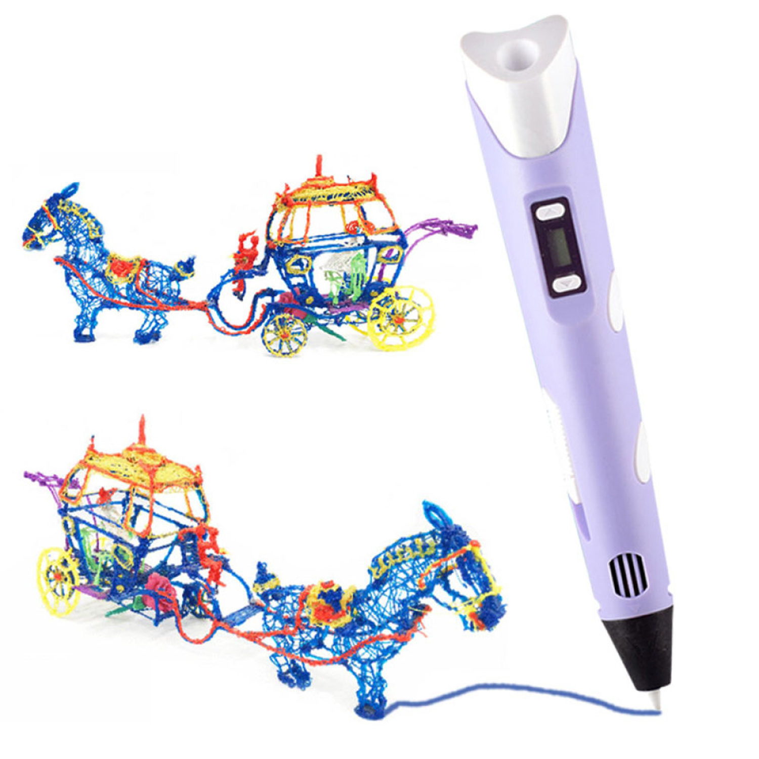 3D Printing Pen,3D Drawing Pen with LCD Screen,3D Doodler Pen Creative DIY  Gift,Best Gifts for Kids,Adults,Holiday,Christmas DIY Gifts to Inspire Kids  Teens Creativity : : Home