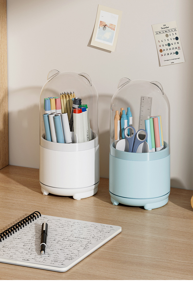 360 Degree Rotation Pen Holder Pencil Holder For Desk Desk - Temu