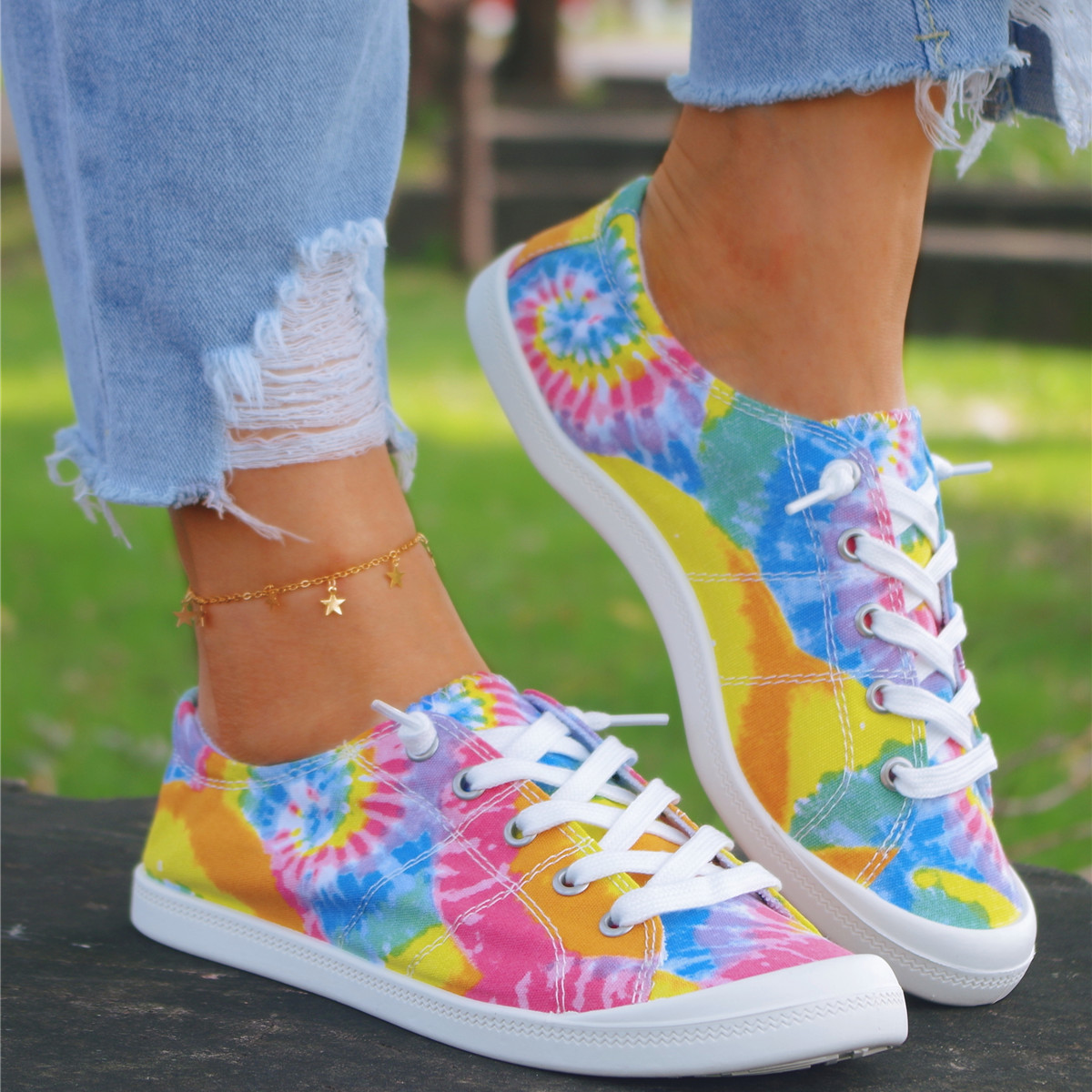 Colorful on sale sneakers womens