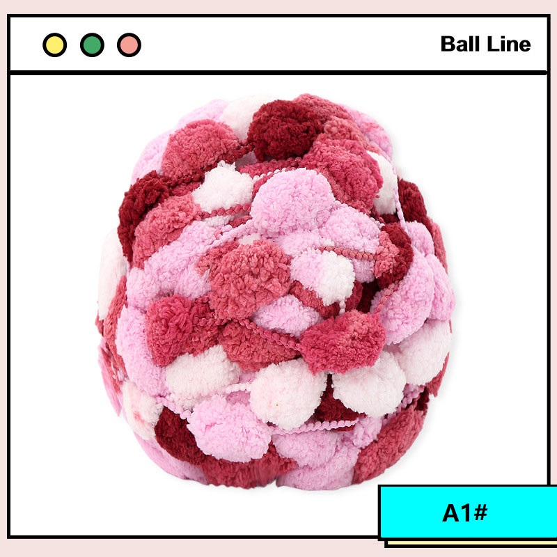 Pom pom Ball Yarn Soft Thick Yarn For Crochet Knitting - Temu