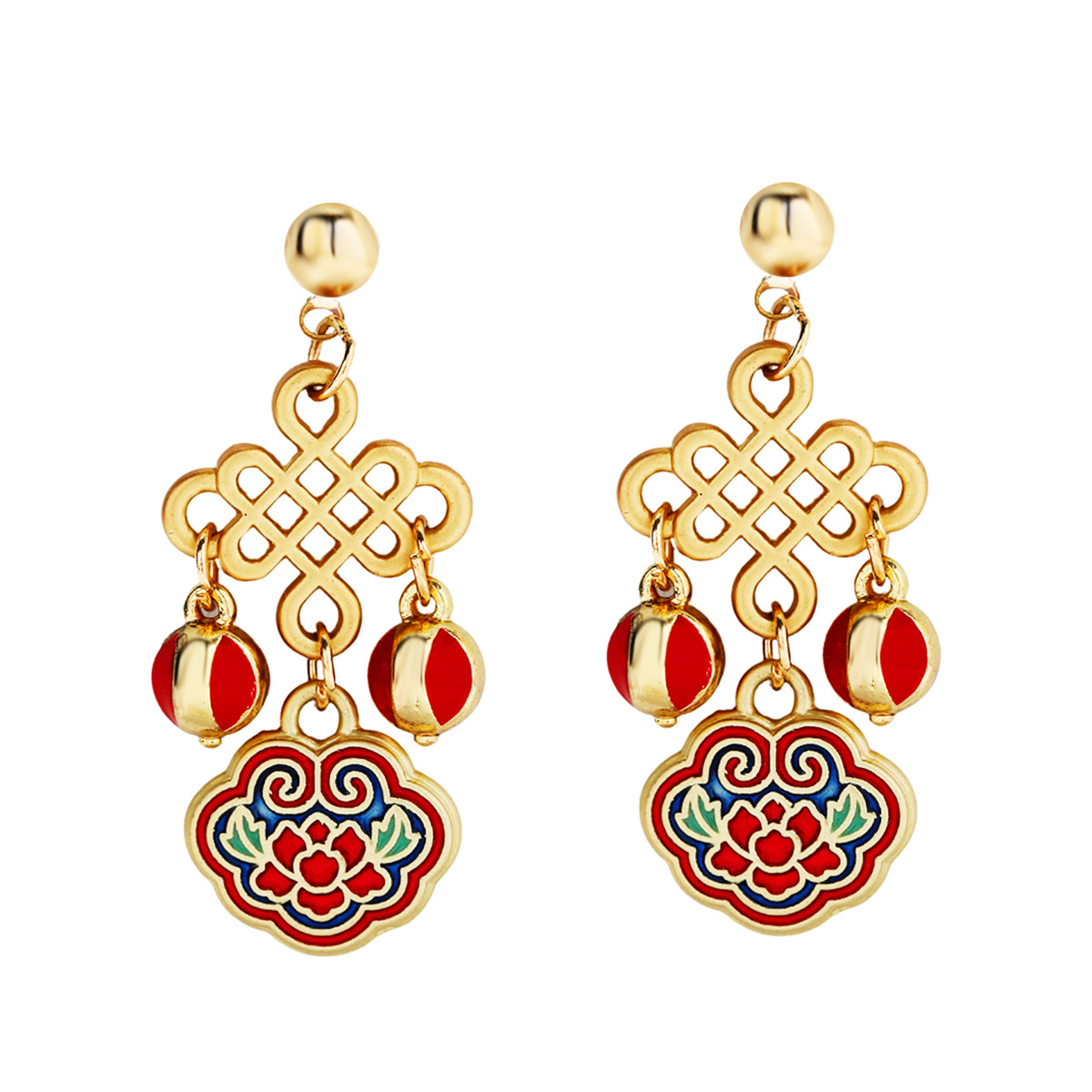 Long Line Shape Jewelry Beautiful Lady Brass Earrings - China Lady