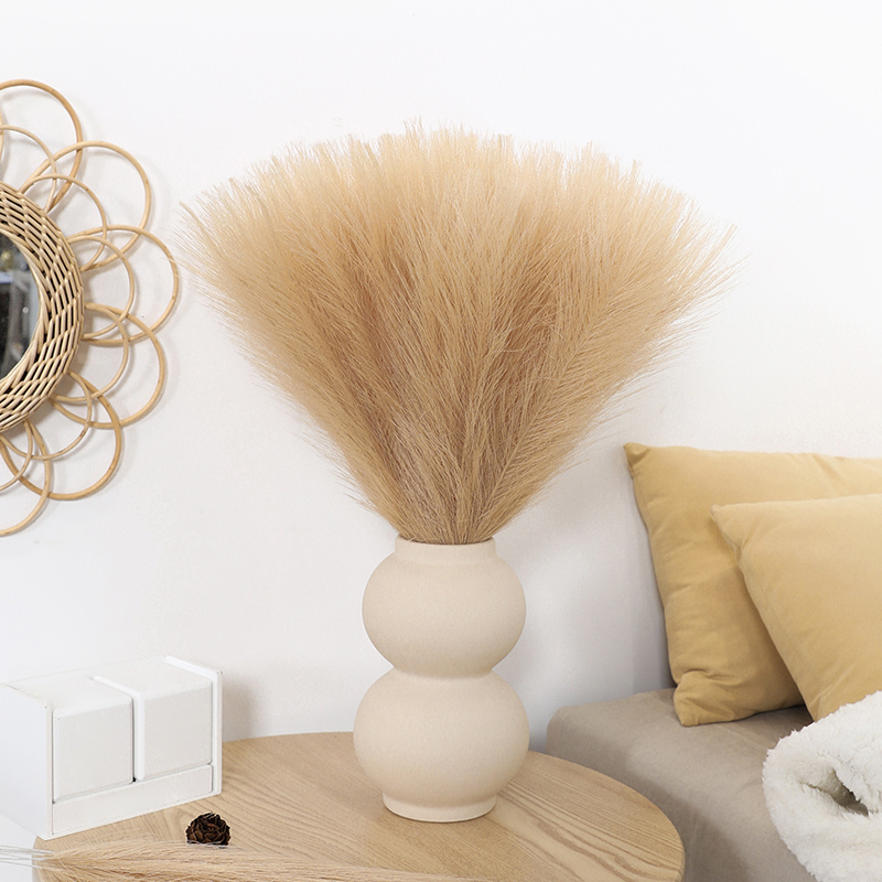 12pcs 16 54in Artificial Reeds Faux Pampas Grass Artificial Pampas