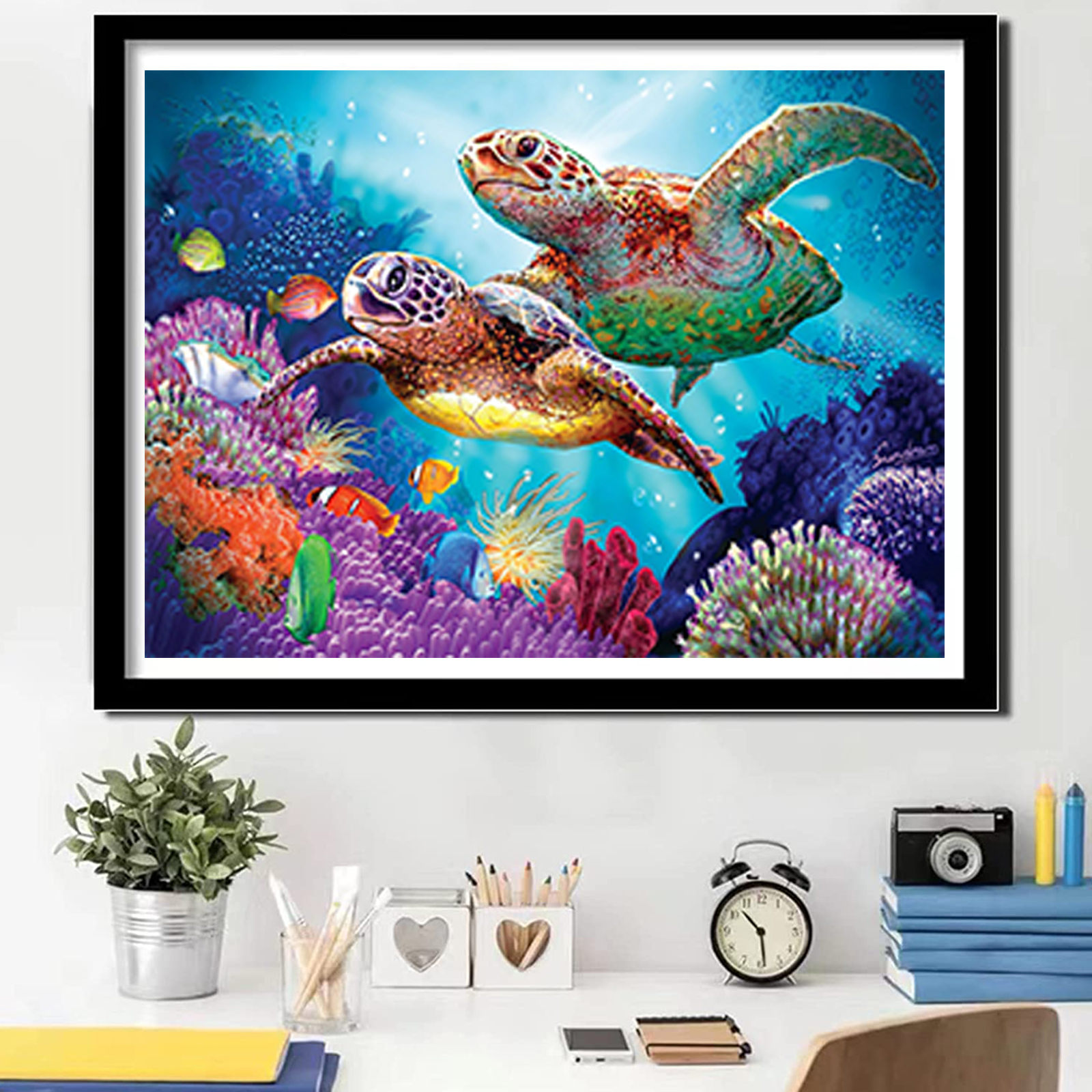 5d Diamond Painting Sea Turtle Full Drill Paint With Diamond Art