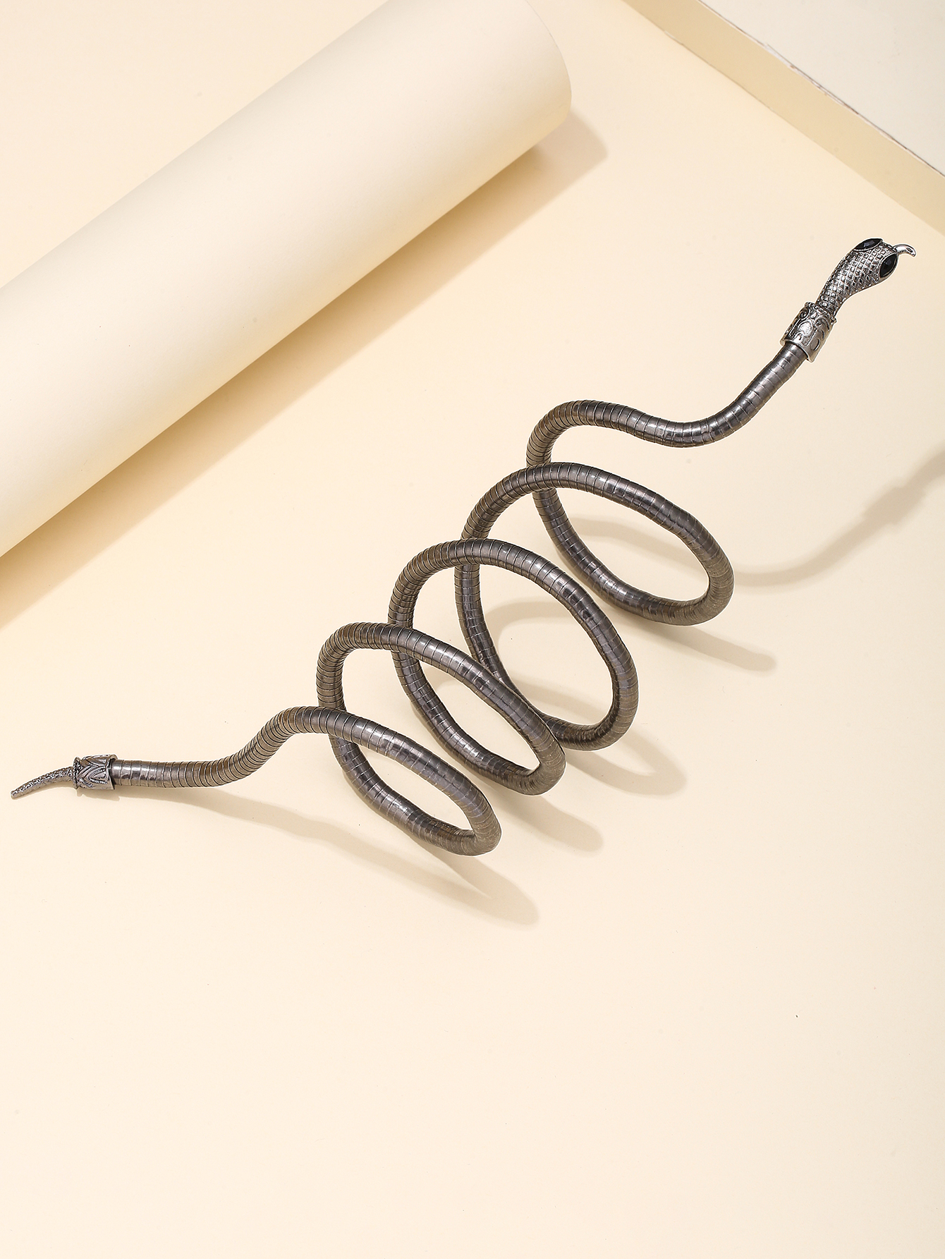Punk Style Snake Bracelet Flexible Bendable Snake Bracelet Temu