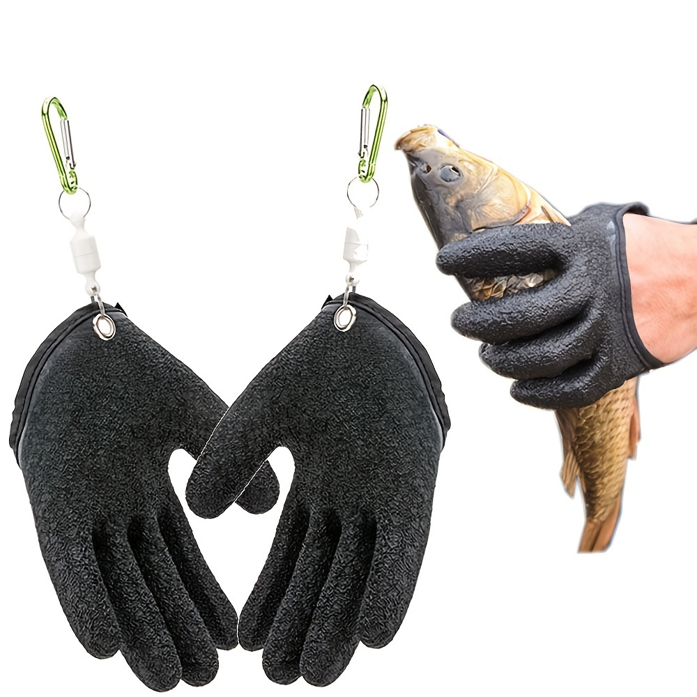 Gloves Winter Work Gloves Latex Gloves Fishing Gloves Killing Fish Gloves  Catch Fish Gloves Skidproof Gloves Work Pu to Weave Fishing Supplies  Fishing