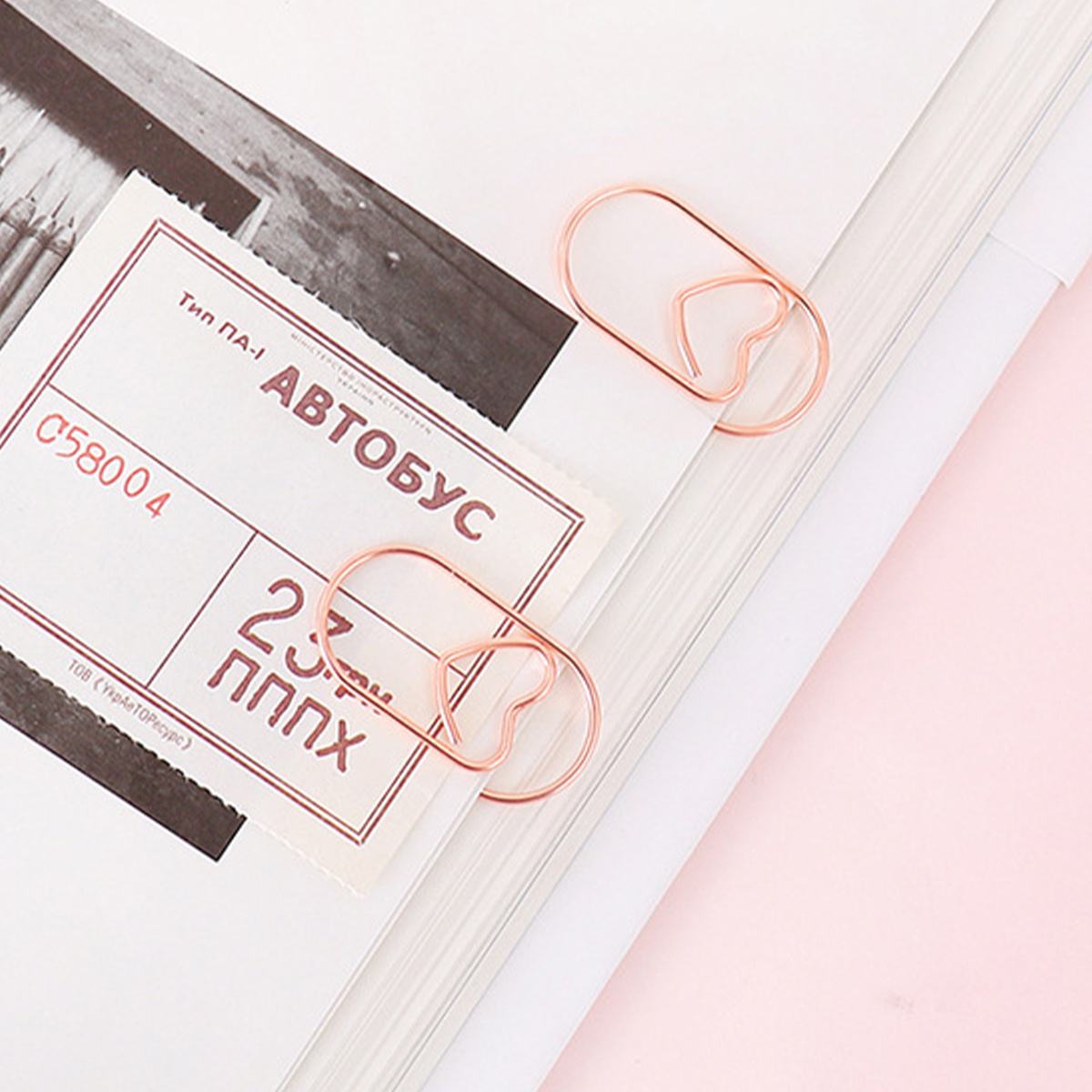 Cute Heart Paper Clips Small Mini Paperclips Smooth Finish Temu