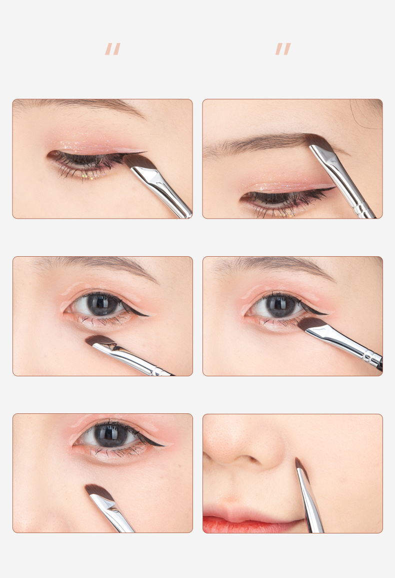 Eyeliner Brush Nose Shadow Repair Eye Shadow Concealer - Temu