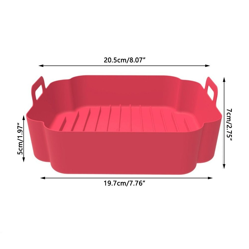 MYJA Accesorios para Horno de Olla de Silicona Airfryer - De Bandeja para  freidora de Aire Apta para Alimentos con Base extraíble,Reemplazo para  revestimientos de Papel de pergamino, No más Limpieza 