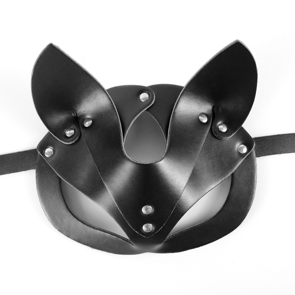 Cosplay Cat Ear Mask Punk Mask Halloween Masquerade Mardi Gras Party Cosplay Costume Temu