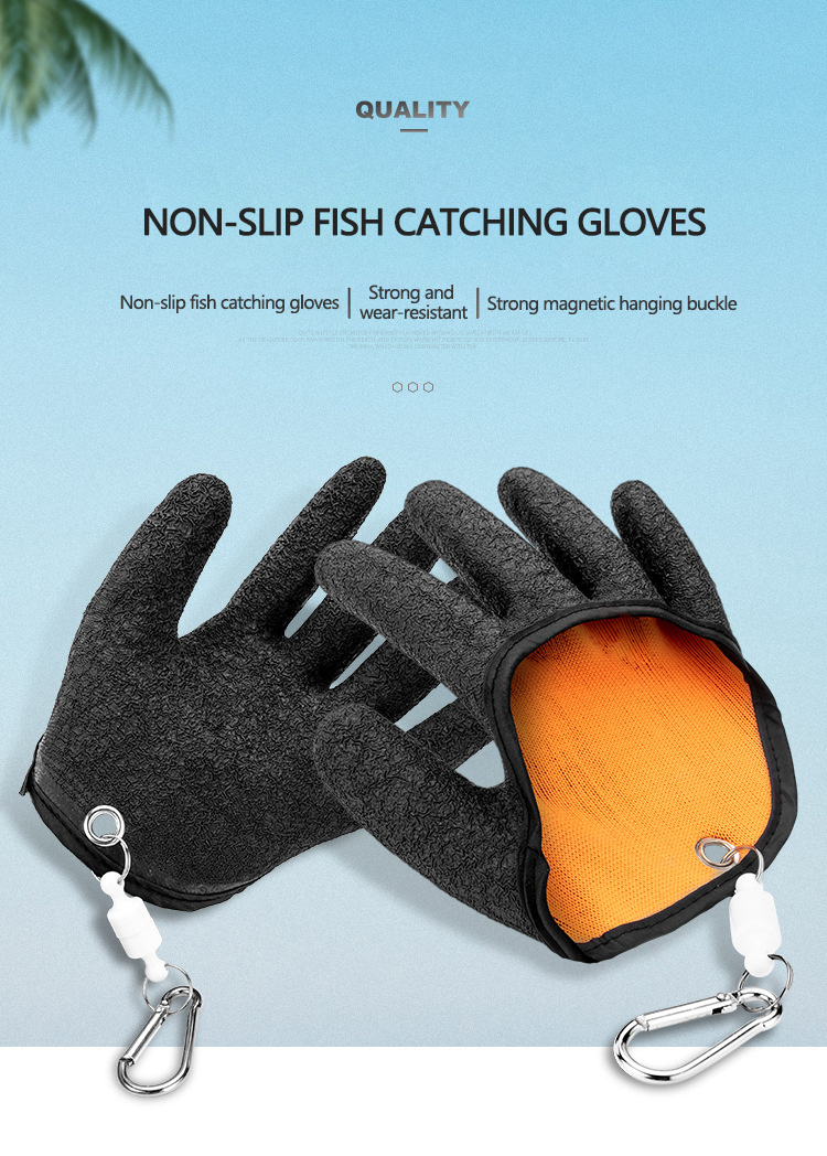 Anti slip Hand Protector Fish Grabbing Glove Clip Elastic - Temu