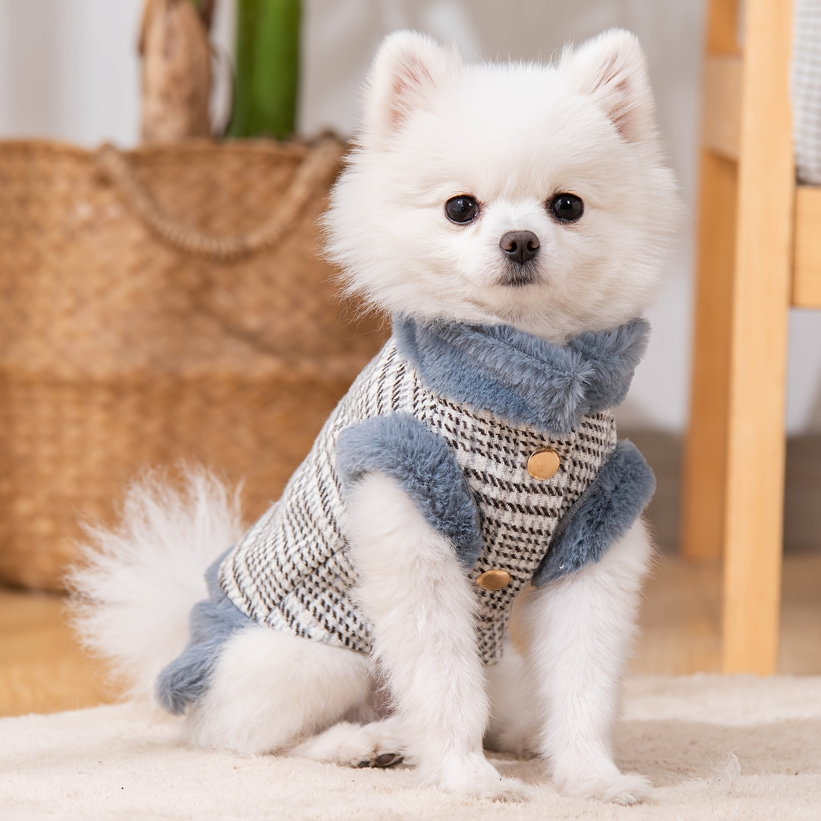 Luxury Cardigan Dog Sweaters, Winter Warm Dog Clothes, Small Dogs Clothing,  Pet Coat Jacket, Pet Items Knitted Sweater - Temu South Korea
