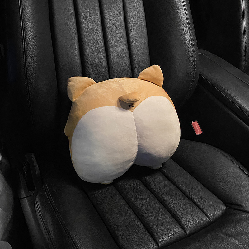 Car Headrest Neck Pillow A Pair Of Loading Cute Cartoon - Temu