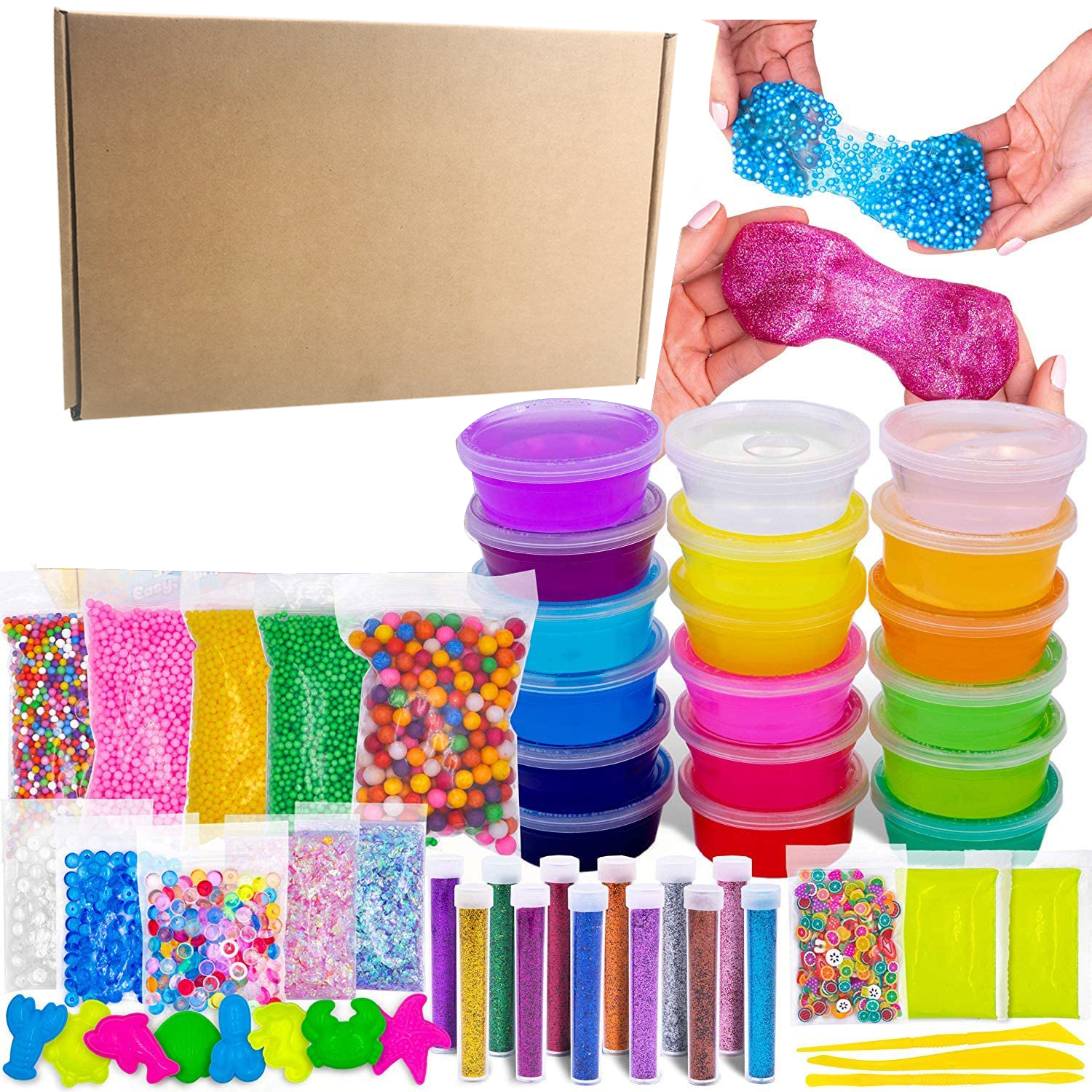 Unicorn Slime Kit Supplies Stuff For Girls Making Slime Glitter