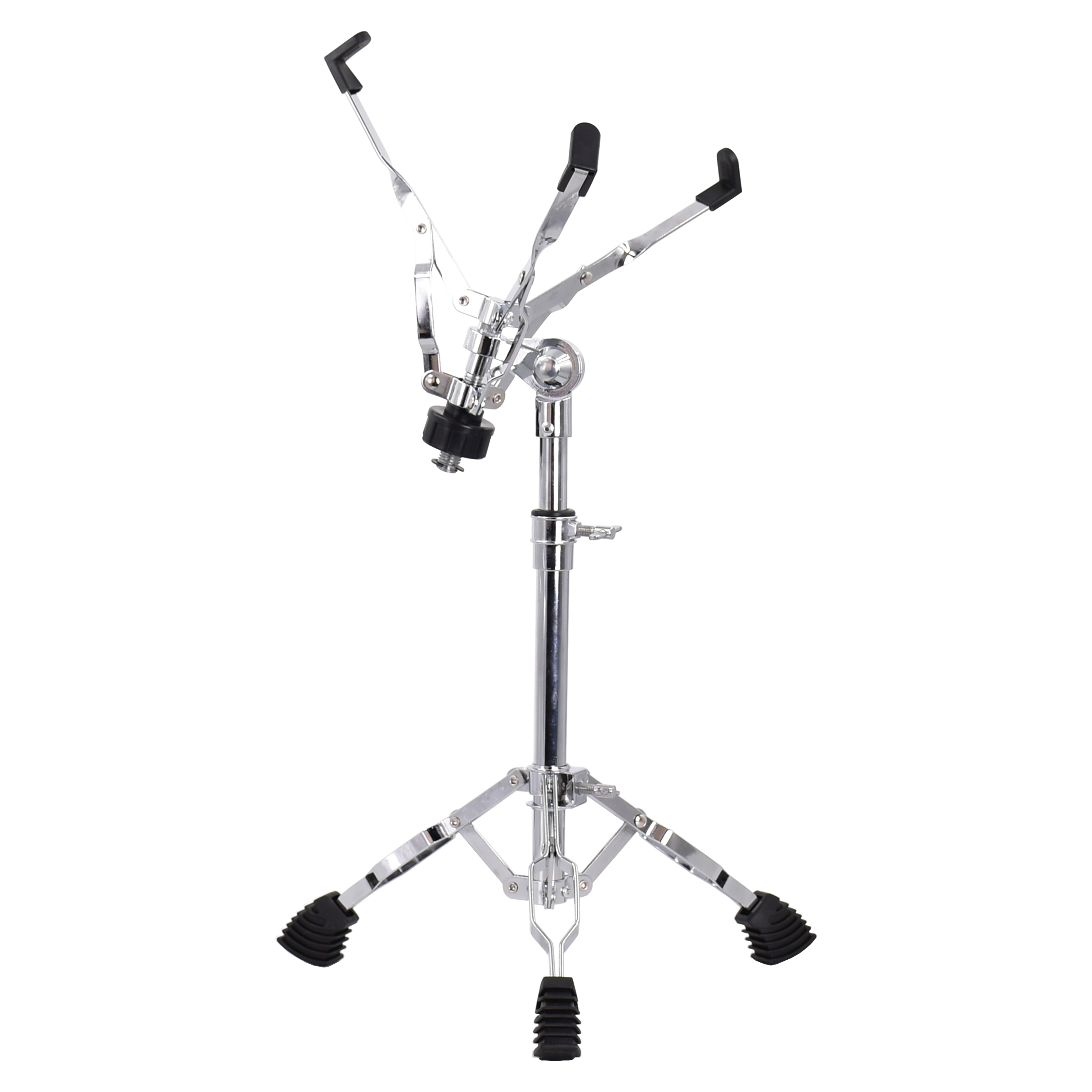 TEMU Snare Drum Stand | Heavy-duty Weight Mount For Snares, Tom Drums & Practice Pad | Double Braced Percussion Hardware Kit | Adjustable Height & Gear Clamp Style Basket Holder
