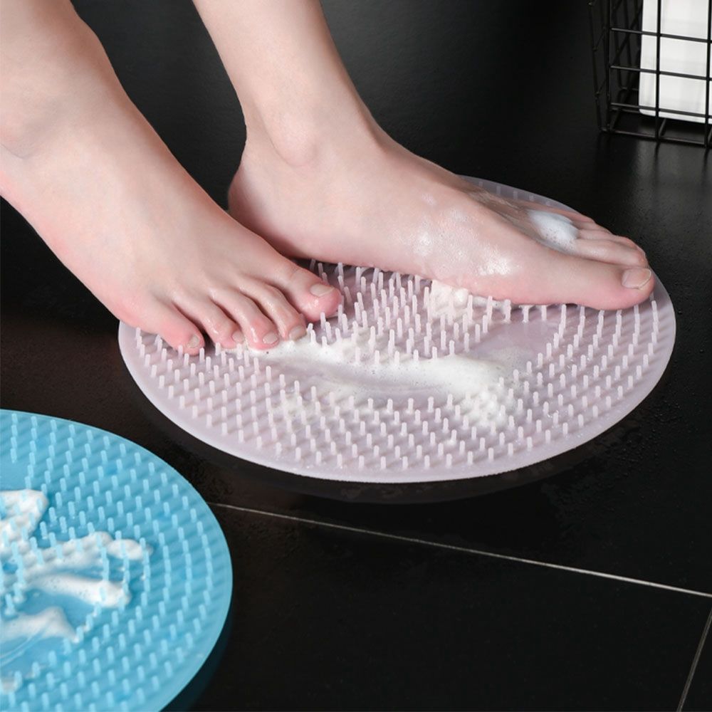 Silicone Massage Brush Bath Mat Foot Bath Massage Brushes Bathroom  Accessories Cleaning Tools Household Items - Temu