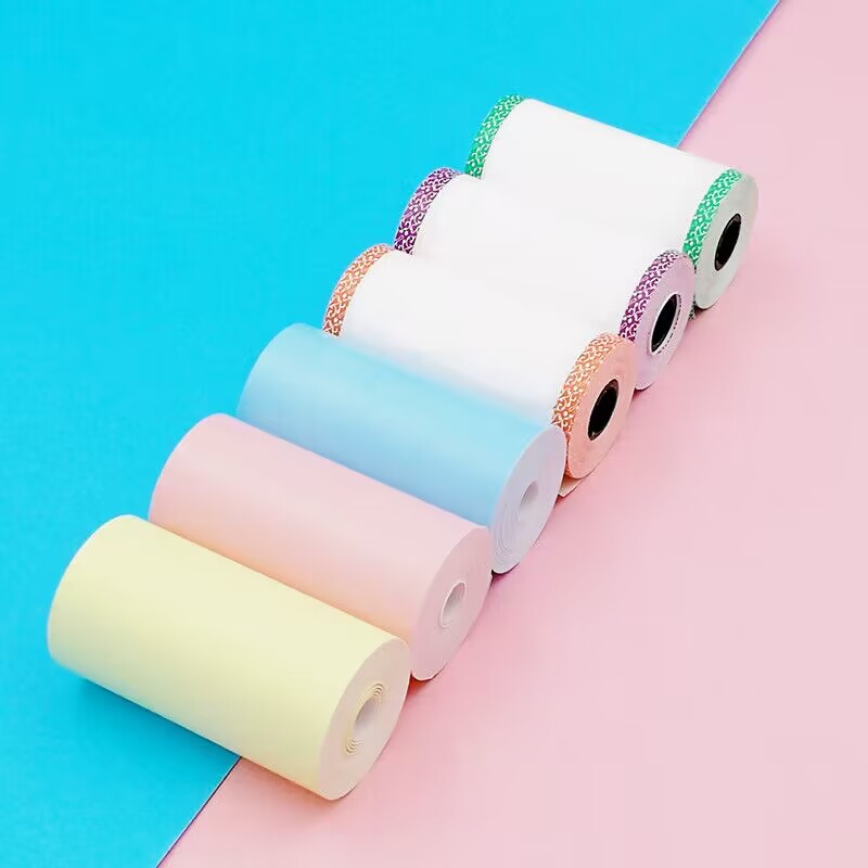 Thermal Mini Printer Paper Colorful Roll Self adhesive - Temu