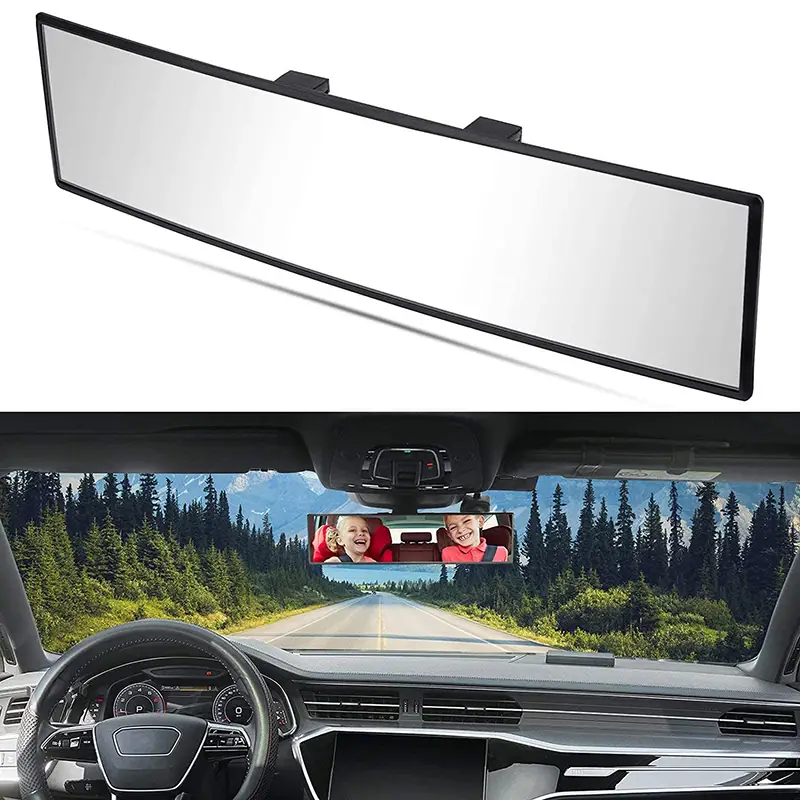 Car Rearview Mirror Panoramic Wide Angle Rear View Mirror Convex Car  Accessories