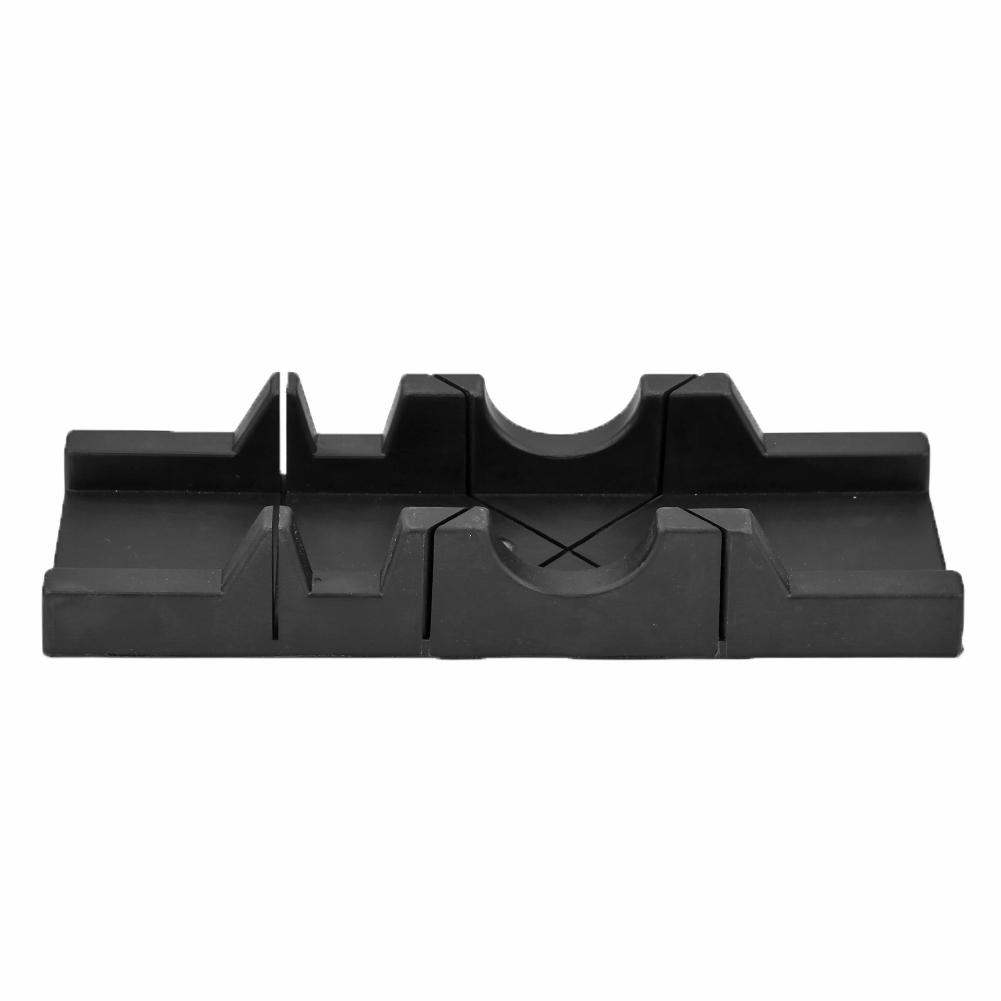 1pc PMMJ Wood Cutting Clamping Miter Saw Box - 22.5/45/90 Degree Angle Precision Guide with Ergonomic Handle & Durable Construction for Professional Woodworking, Carpentry, DIY Projects, Woodworking Tools
